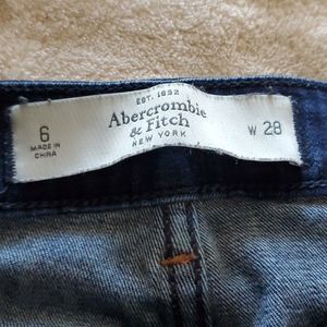 Abercrombie and Fitch dark wash jeans